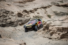 Sebastien Loeb (FRA) of PH Sport races during stage 03 of Rally Dakar 2019 from San Juan de Marcona to Arequipa, Peru on January 09, 2019 // Marcelo Maragni/Red Bull Content Pool // AP-1Y2YGYTS51W11 // Usage for editorial use only // Please go to www.redbullcontentpool.com for further information. //