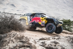 Sebastien Loeb (FRA) of PH Sport races during stage 3 of Rally Dakar 2019 from San Juan de Marcona to Arequipa, Peru on January 9, 2019. // Flavien Duhamel/Red Bull Content Pool // AP-1Y2Z6Q9KW2111 // Usage for editorial use only // Please go to www.redbullcontentpool.com for further information. //