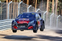 Sebastien Loeb in action at FIA World Rallycross Championship in Riga, Latvia on 15th September 2018 // @World / Red Bull Content Pool // AP-1WWMG524W2111 // Usage for editorial use only // Please go to www.redbullcontentpool.com for further information. //