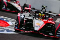 Nissan Formula E Driver Oliver Rowland in car 22 in Mexico