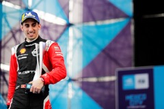 Sébastien Buemi (CHE), Nissan e.Dams, celebrates on the podium