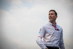 James Barclay, Team Director, Panasonic Jaguar Racing on the podium