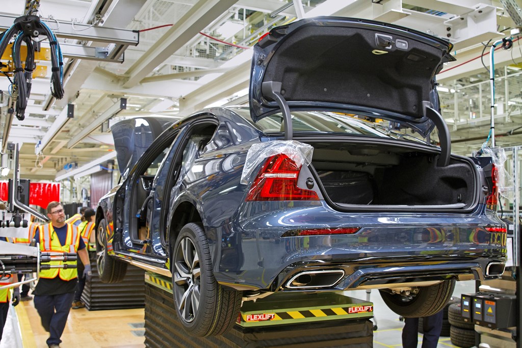 Volvo's new manufacturing plant in South Carolina, USA