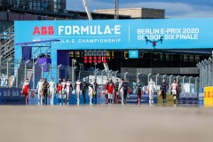Formula E grid walk away from the start line