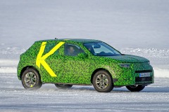 Opel Mokka bei Testfahrten in Schweden, März 2020