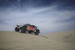Sebastien Loeb (FRA) of Team Peugeot TOTAL races during stage 1 of Rally Dakar 2018 from Lima to Pisco, Peru on January 6, 2018. // Flavien Duhamel/Red Bull Content Pool // P-20180107-00028 // Usage for editorial use only // Please go to www.redbullcontentpool.com for further information. //