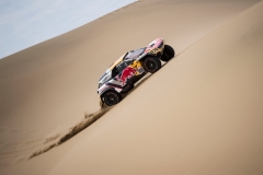 Stephane Peterhansel (FRA) of Team Peugeot Total races during stage 02 of Rally Dakar 2018 from Pisco to Pisco on January 7, 2018