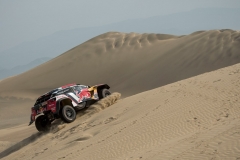 Cyril Despres (FRA) of Team Peugeot Total races during stage 03 of Rally Dakar 2018 from Pisco to Marcona, Peru on January 8, 2018