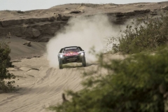 Carlos Sainz (ESP) of Team Peugeot Total races during stage 05 of Rally Dakar 2018 from Marcona, to Arequipa, Peru January 10, 2018 // Marcelo Maragni/Red Bull Content Pool // P-20180110-01286 // Usage for editorial use only // Please go to www.redbullcontentpool.com for further information. //