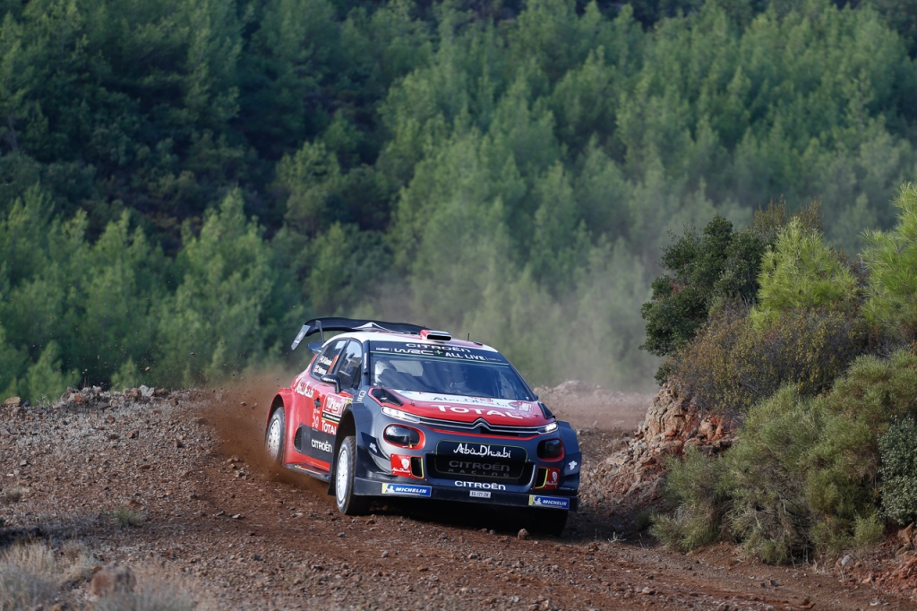 12 Al QASSIMI Khalid (ARE), PATTERSON Chris (IRL), CITROEN C3 WRC, CITROEN TOTAL ABU DHABI WRT action during the 2018 WRC World Rally Car Championship, rally of Turkey from September 13 to 16, at Marmaris - Photo Francois Flamand / DPPI