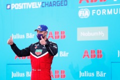Andre Lotterer (DEU), Tag Heuer Porsche, celebrates on the podium