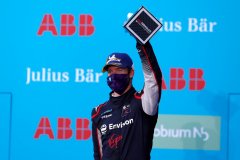 Sam Bird (GBR), Envision Virgin Racing celebrates 3rd on the podium
