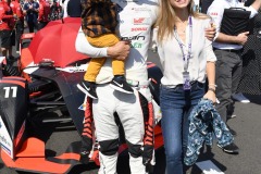 Lucas Di Grassi (BRA), Audi Sport ABT Schaeffler on the gris with his son leonardo and his wife Bianca Diniz Caloi