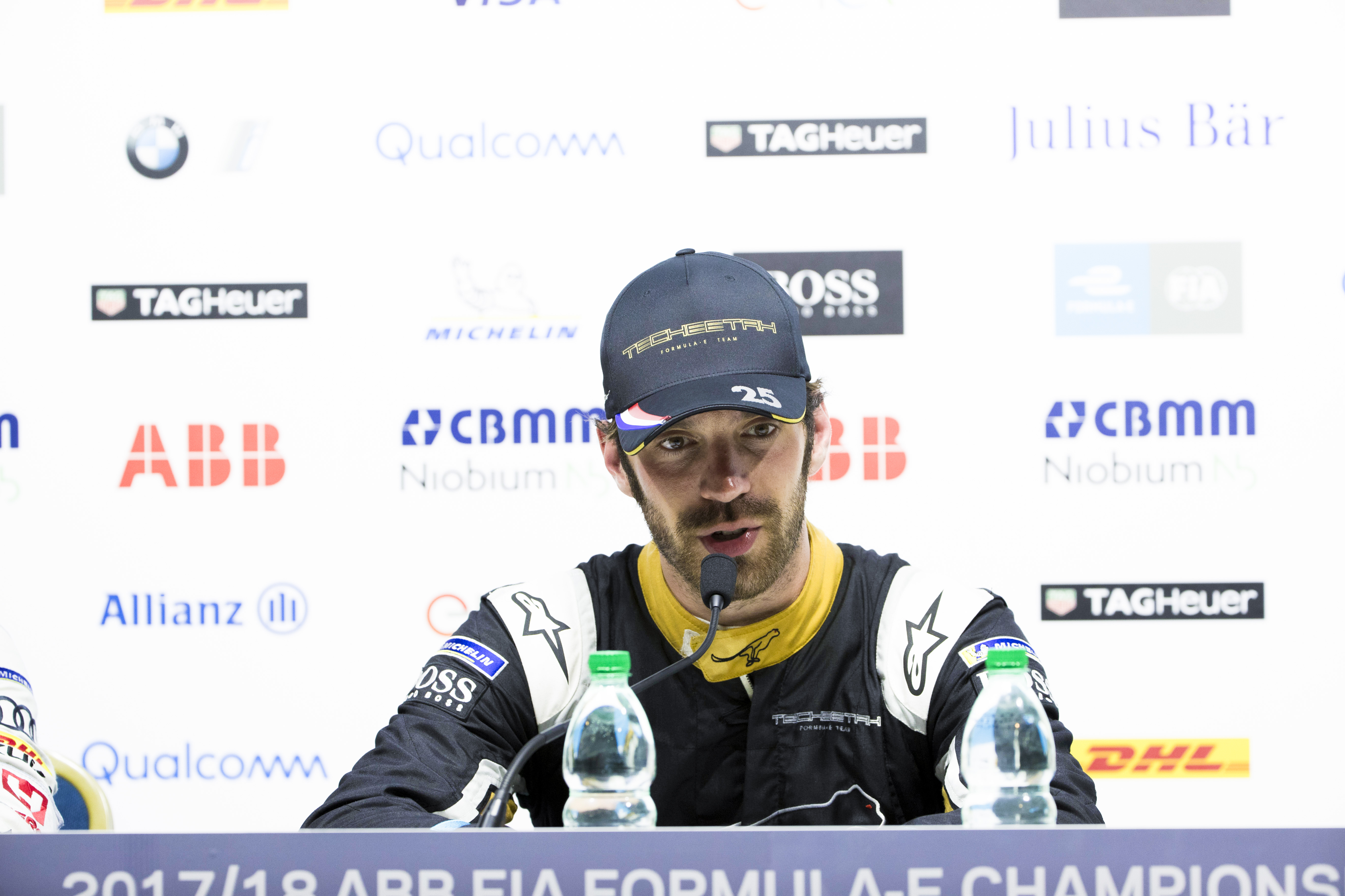Jean-Eric Vergne (FRA), TECHEETAH, Renault Z.E. 17, in the press conference.