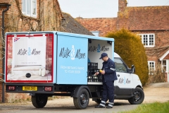 Milk & More Float March 2018, milk float, milk delivery, electric float, electric vehicle
