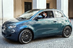 Presentazione della nuova Fiat 500 elettrica al Presidente del Consiglio Conte