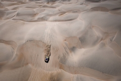 Sebastien Loeb and Daniel Elena in the Peugeot 3008 of the PH-Sport navigating through the dunes during stage 6 of the Dakar Rally, between Arequipa and San Juan de Marcona, Peru, on January 13, 2019. // Eric Vargiolu / DPPI / Red Bull Content Pool // AP-1Y4A592W12111 // Usage for editorial use only // Please go to www.redbullcontentpool.com for further information. //