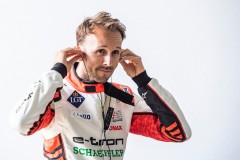 René Rast drives Audi Formula E car for the first time