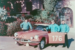 equipaggio Paul Coltelloni ID 19 vittorioso al Montecarlo 1959