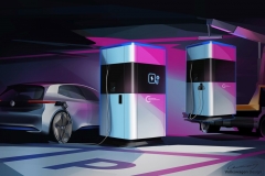 Power bank for electric cars – the mobile quick charging station by Volkswagen Group Components