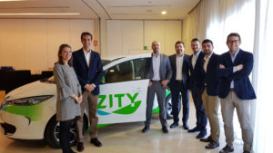 ZITY car sharing Renault Ferrovial