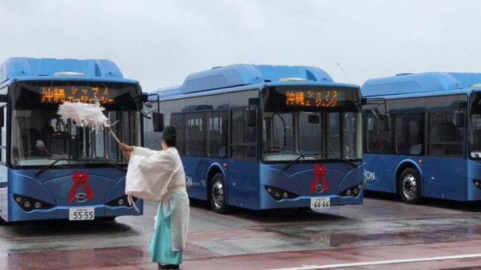 BYD bus Okinawa