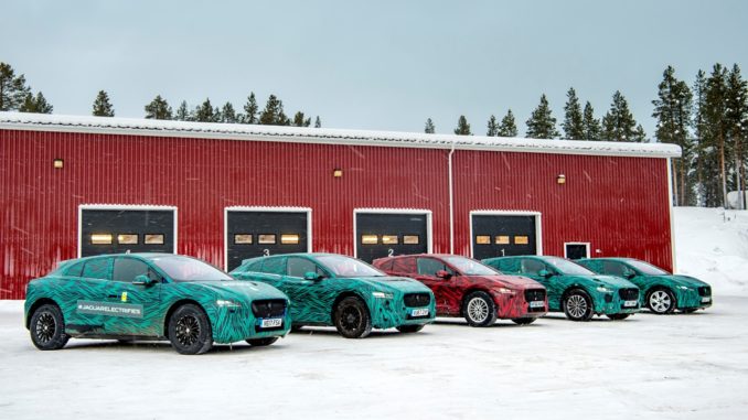 Jaguar I-Pace test Sweden