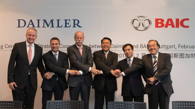 Daimler e BAIC