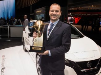 Nuova Nissan Leaf ‘2018 World Green Car of the Year’