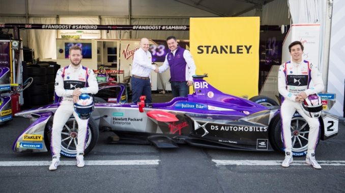 DS Virgin Racing Stanley Black and Decker