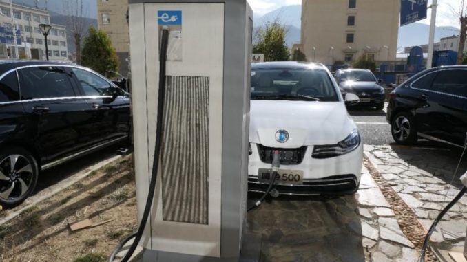 ABB EV Charger in Tibet