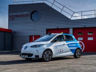Rouen Normandy Autonomous Lab – Expérimentation Renault ZOE robot taxi