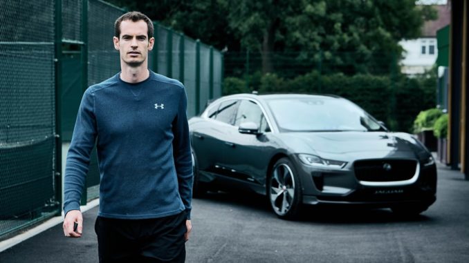 Andy Murray Jaguar I-PACE