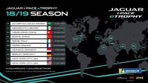 Calendario Jaguar I-PACE eTROPHY