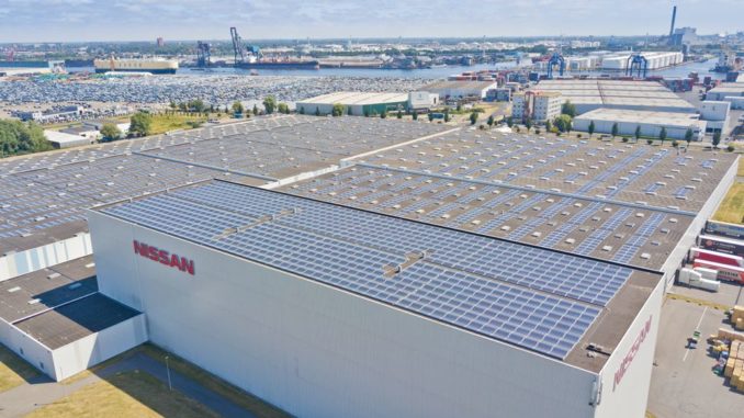 Nissan tetto solare Amsterdam