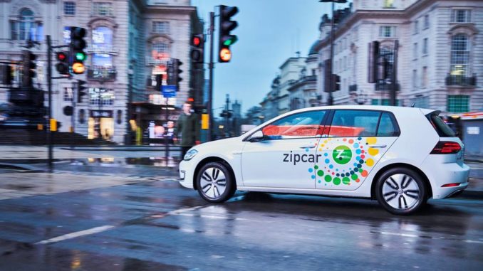 Volkswagen eGolf Zipcar UK