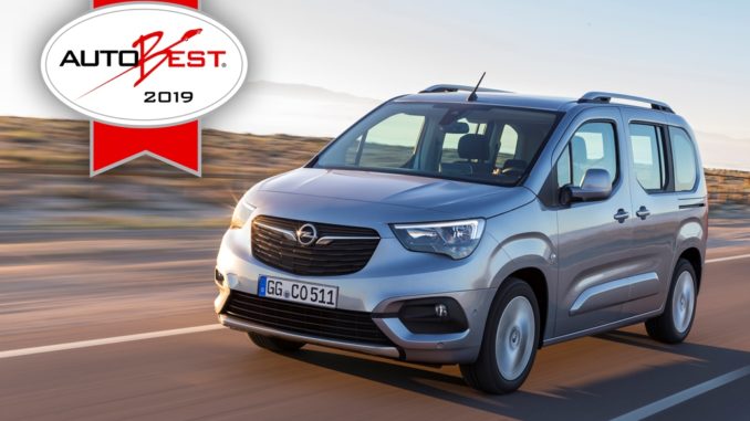 Opel Combo Life è il “Best Buy Car of Europe 2019”