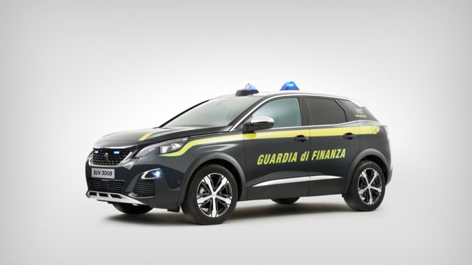 Peugeot 3008 Guardia di Finanza