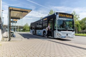 Mercedes Benz eCitaro al Global Public Transport Summit