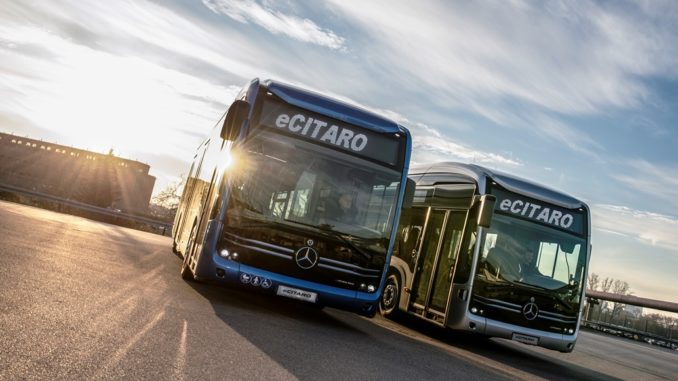 Mercedes Benz eCitaro al Global Public Transport Summit