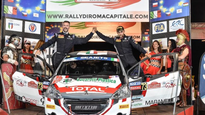 Peugeot Competition 208 Rally Cup TOP al Rally di Roma Capitale