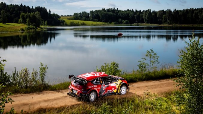 Citroën Total World Rally Team ed Esapekka Lappi in Estonia