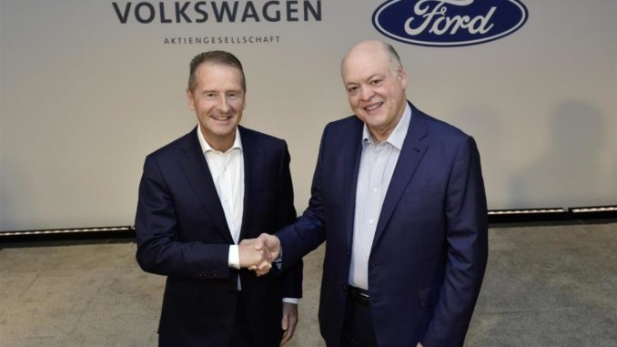 collaborazione tra Ford e Volkswagen