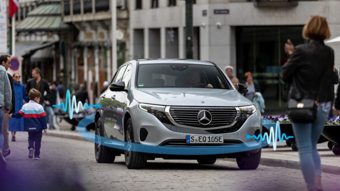 Mercedes-Benz sistema di allarme acustico per veicoli