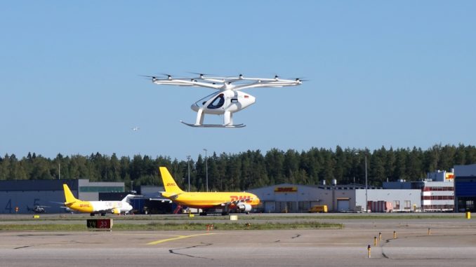 Volocopter all'Aeroporto Internazionale di Helsinki