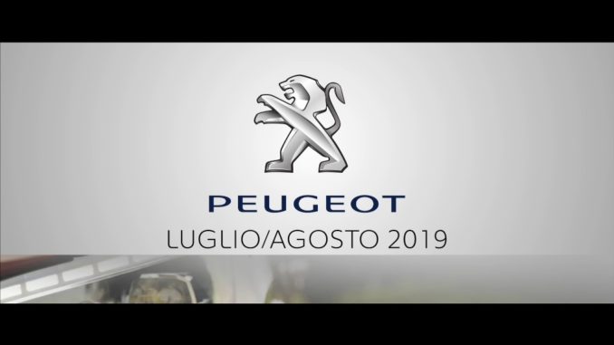 Peugeot Luglio agosto 2019