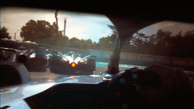 Formula E drivers eye camera