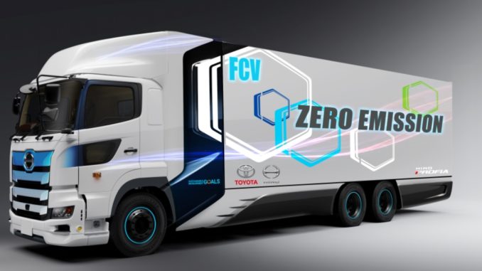 Toyota Hino camion fuel cell