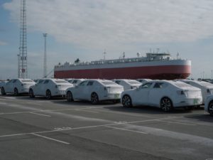 Zeebrugge le prime Polestar 2