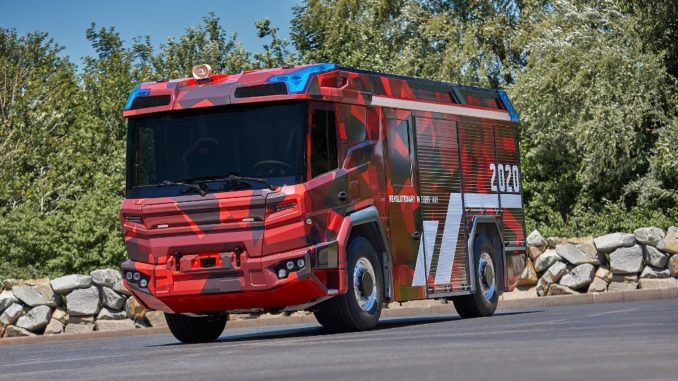 Volvo Penta Rosembauer camion elettrico pompieri